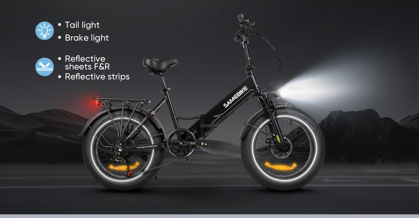 SAMEBIKE Electric Mountain Bike: Your Ultimate Off-Road Companion 16 LOTDM200 II详情 13