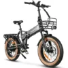 Revolutionary SAMEBIKE 1000W Folding Ebike – 48V 15Ah Fat Tire for Off-Road Thrills 23 SAMEBIKE 1000W Folding Ebike black