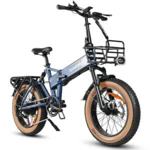 Revolutionary SAMEBIKE 1000W Folding Ebike – 48V 15Ah Fat Tire for Off-Road Thrills 5 SAMEBIKE 1000W Folding Ebike blue