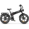 Innovative SAMEBIKE 1200W Folding Ebike – 48V 17Ah Fat Tire Adventure 21 SAMEBIKE 1200W Folding Ebike with fat tires black