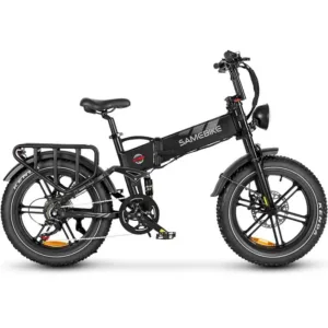 SAMEBIKE 1200W Folding Ebike with fat tires black
