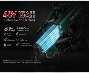Revolutionary SAMEBIKE 1000W Folding Ebike – 48V 15Ah Fat Tire for Off-Road Thrills 18 详情 06