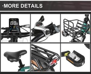 Revolutionary SAMEBIKE 1000W Folding Ebike – 48V 15Ah Fat Tire for Off-Road Thrills 13 详情 16